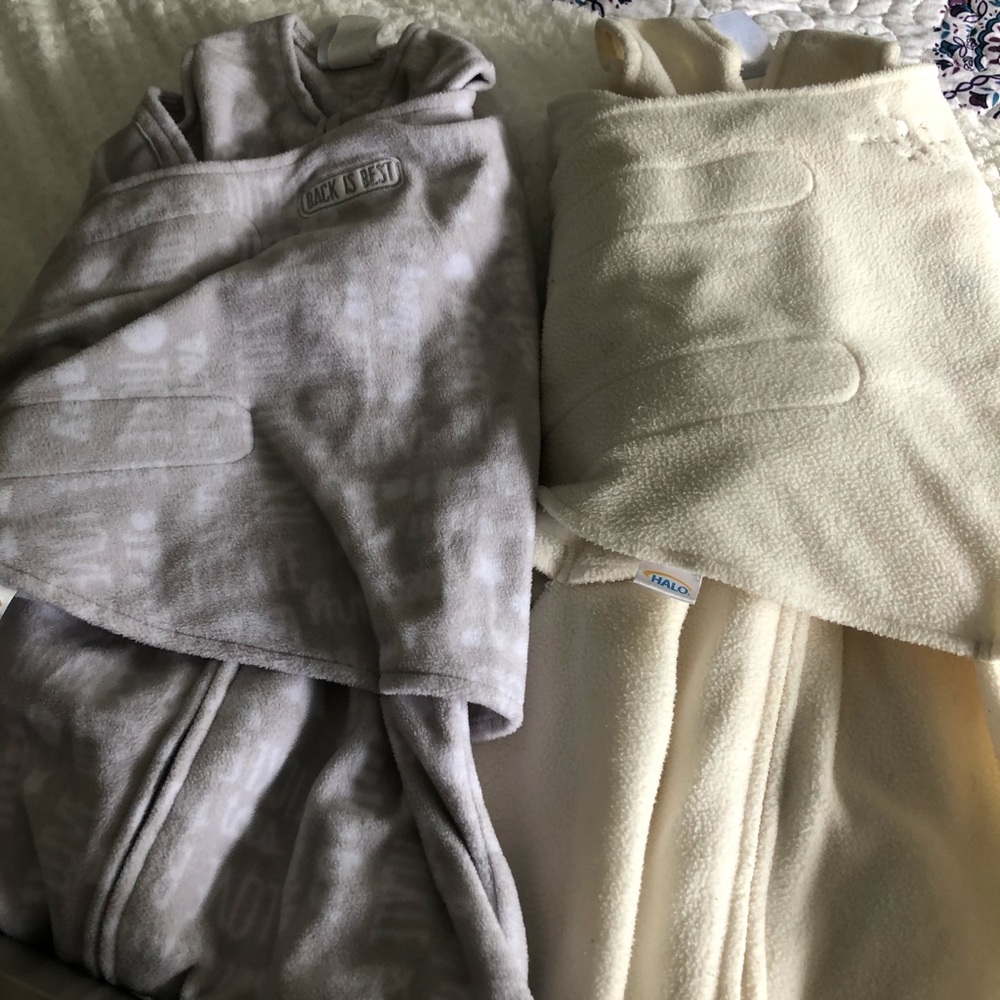 Two halo infant wraps